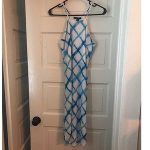 Blue tie dye top / F21 long crop top